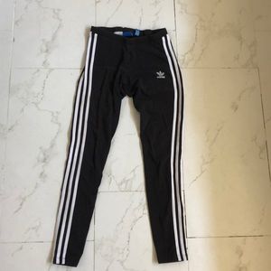 Adidas black leggings size S